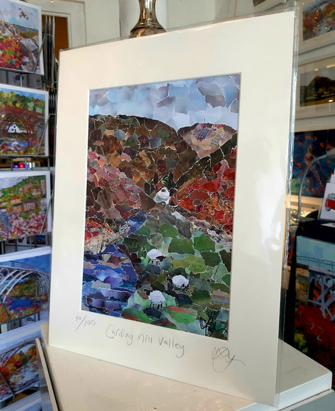 Carding Mill Valley, Shropshire A4 Print