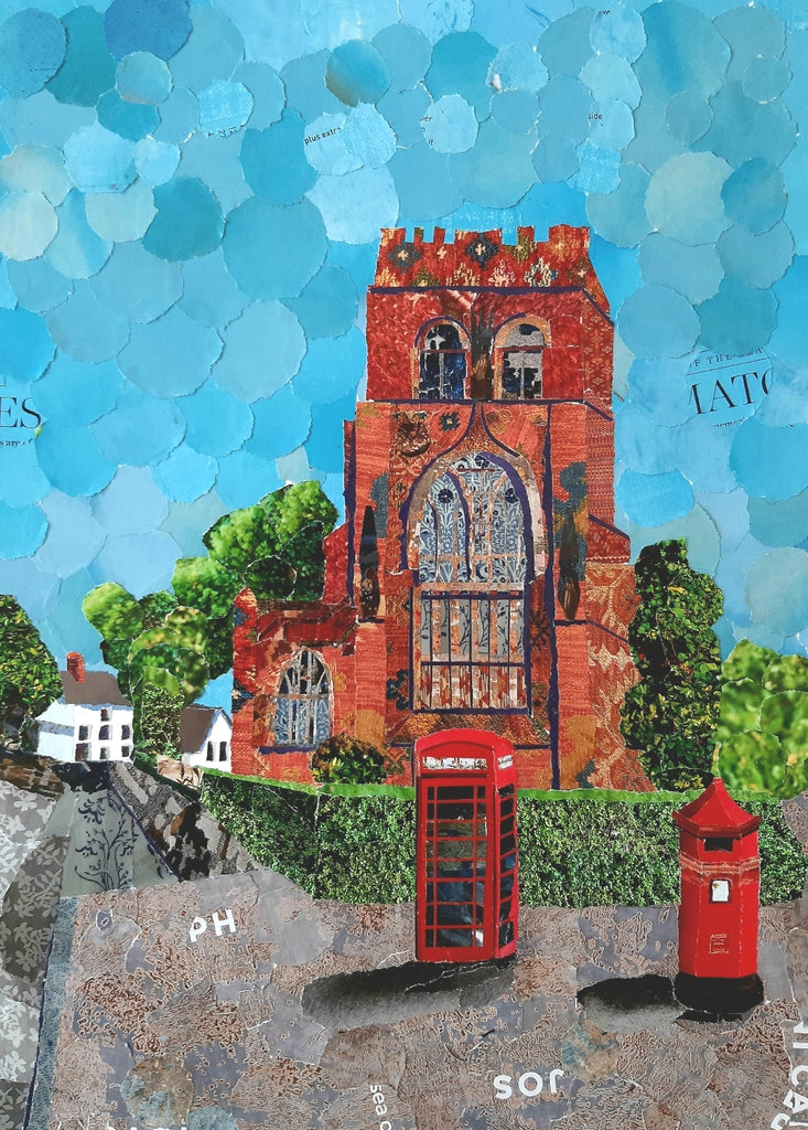 Shrewsbury Abbey Mini Print