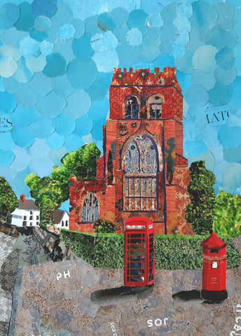 Shrewsbury Abbey Mini Print