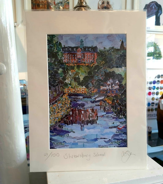 Shrewsbury School A4 Print