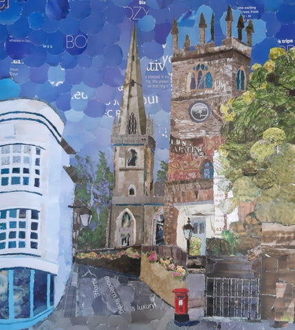 Fish Street, Shrewsbury Mini Print