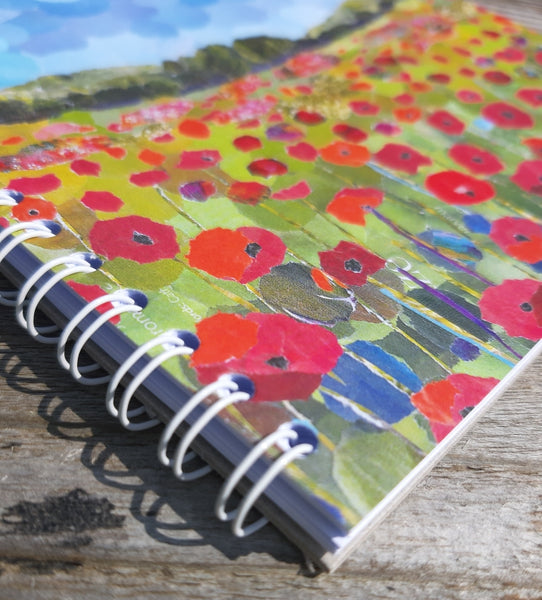 Poppy Field, Shropshire Notebook