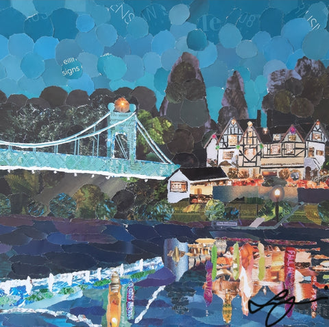 Porthill Bridge, Shrewsbury A4 Print