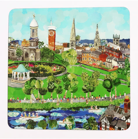 Shrewsbury Quarry Park Square Placemat