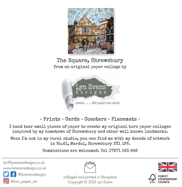The Square, Shrewsbury Card