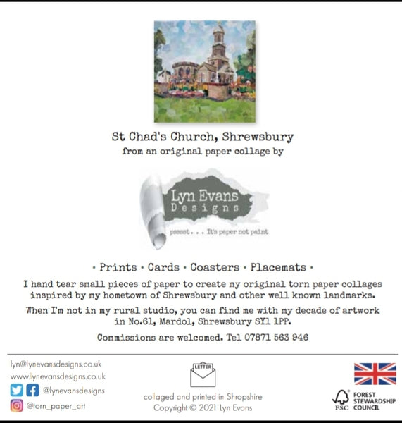 St. Chads Church, Shrewsbury Card