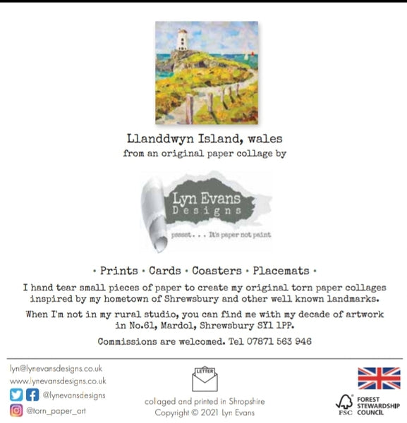 Llanddwyn Island, Wales Card